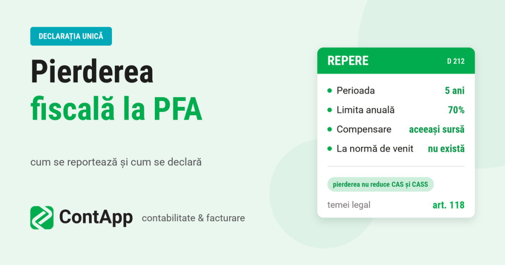 Pierderea fiscală la PFA