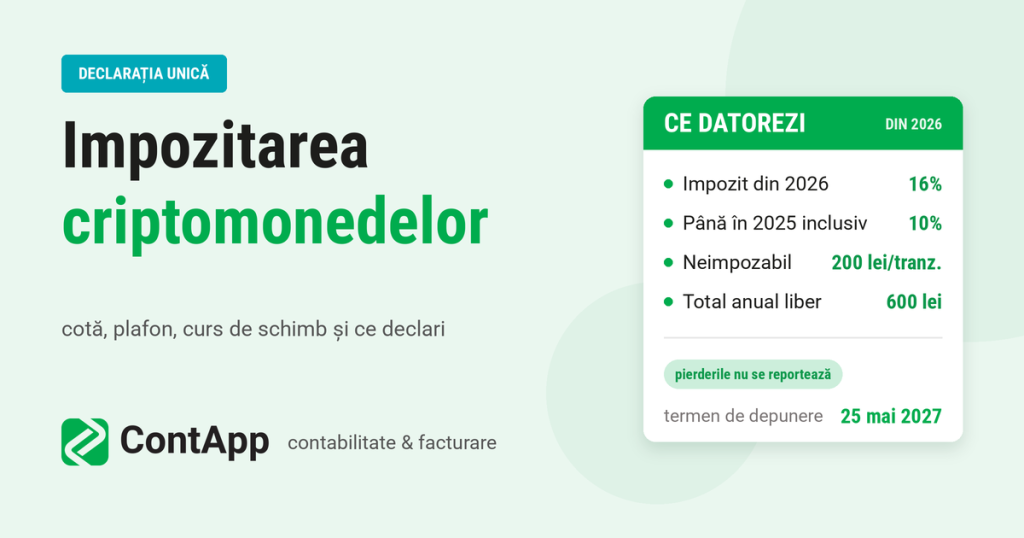 Impozitarea veniturilor din criptomonede: cotă, calcul și declarare