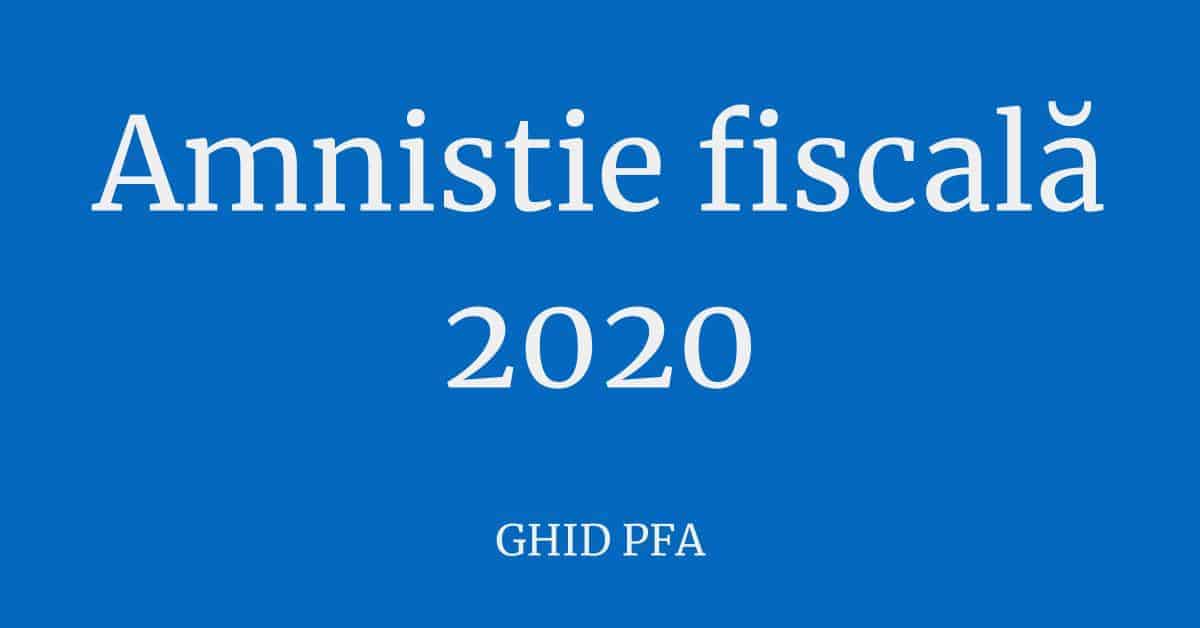 Amnistia fiscala 2020-2021