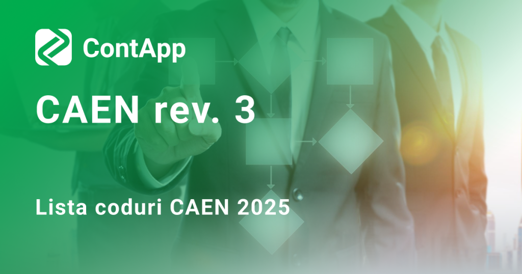 CAEN rev. 3 – Lista coduri CAEN 2025