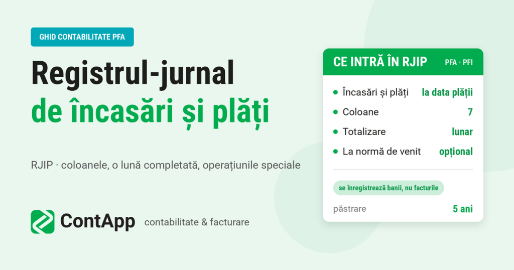 Registrul-jurnal de încasări și plăți (RJIP): cum înregistrezi veniturile și cheltuielile în sistem real