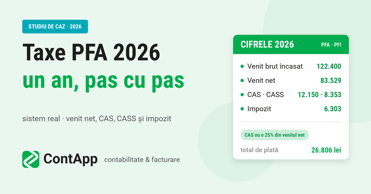 Studiu de caz sistem real PFA