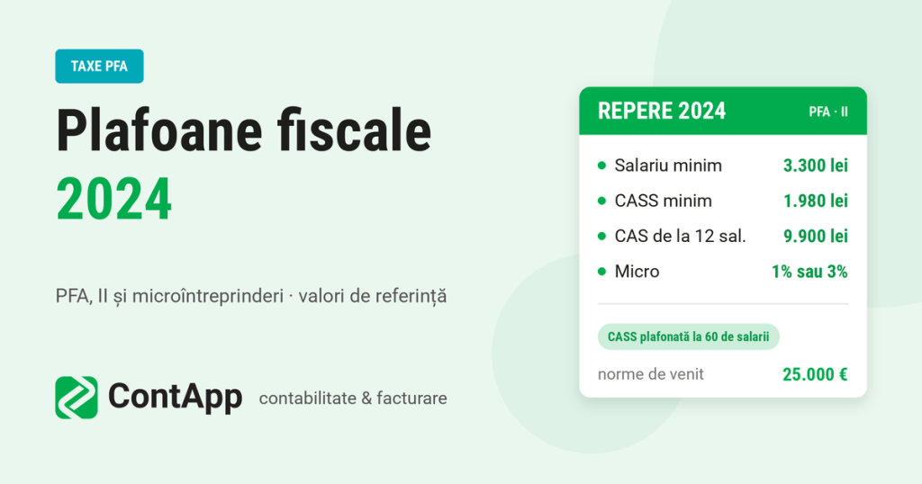 Plafoane fiscale 2024