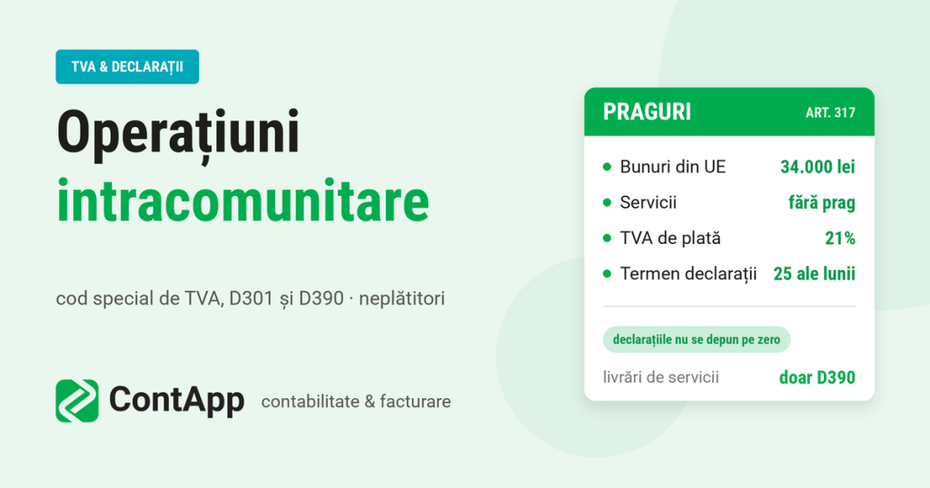 Operațiuni intracomunitare la PFA și profesii liberale: ghid complet