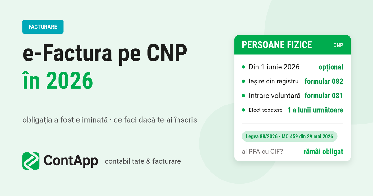 e-factura pe CNP