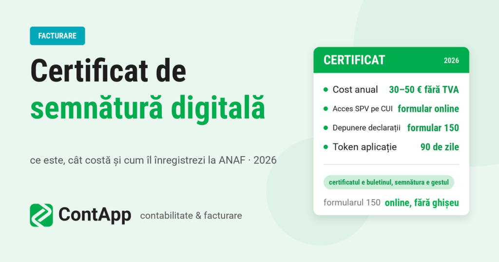 Ghid certificat de semnatura digitala