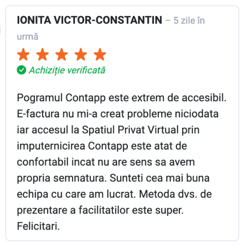 Recenzie ContApp Ionita