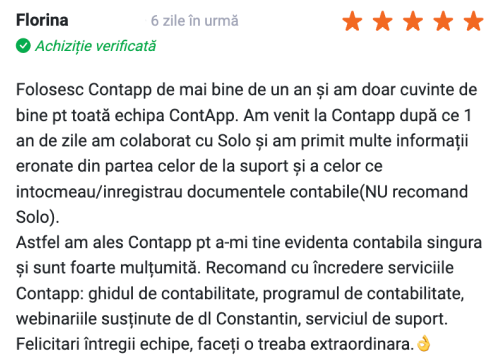 recenzie contapp florina